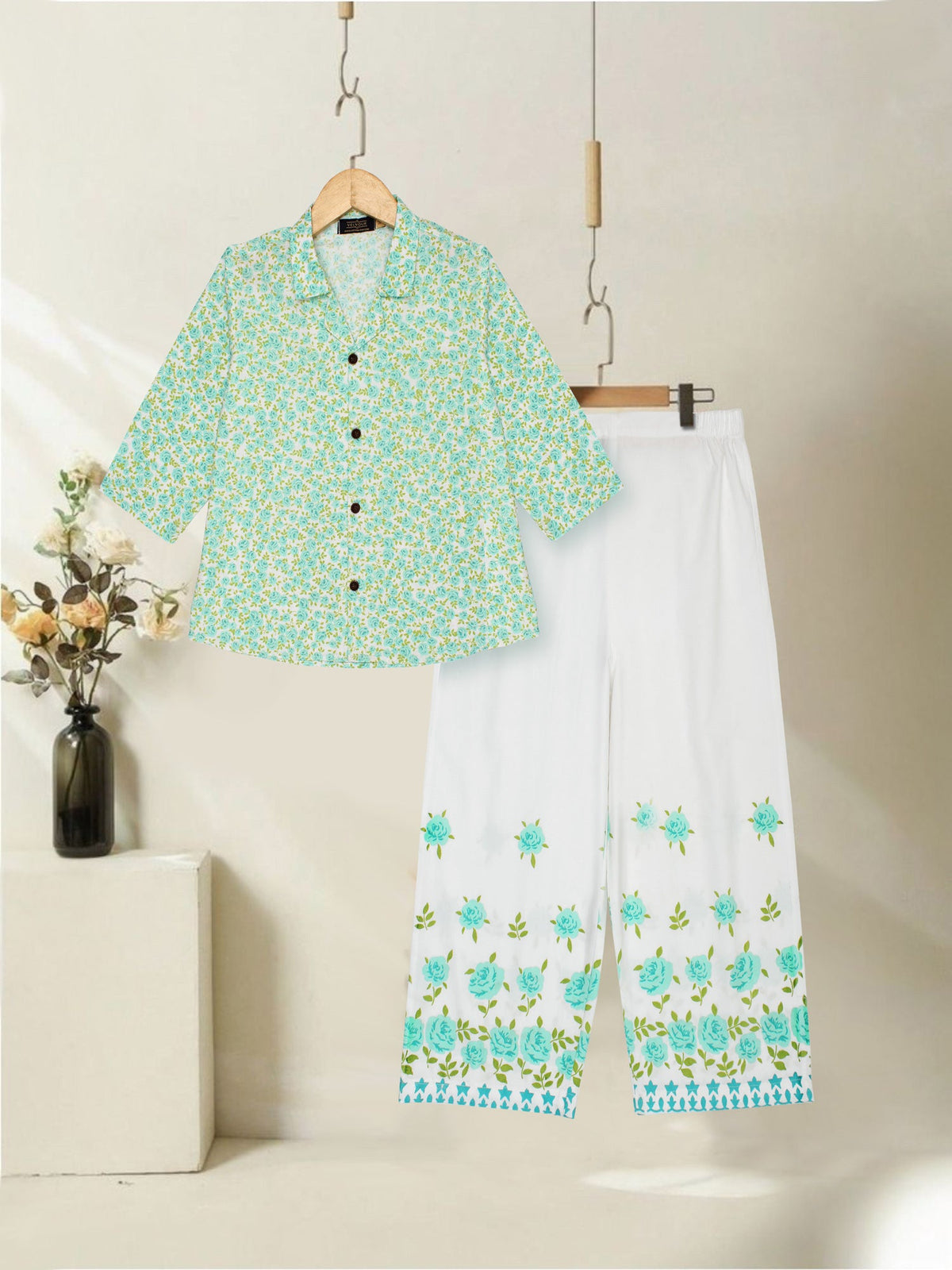 Girls Summer 2Pcs Printed Suit VG161-AB