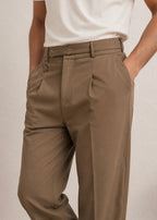 THE MANACO GURKHA PANT-BROWN