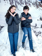 Full Sleeves Hooded Puffer Jacket Boys & Girls  VJ27-A