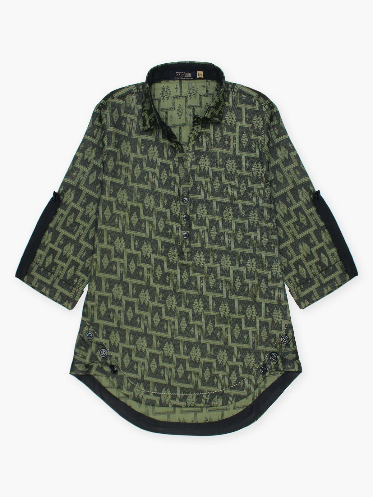 Girls Winter Jacquard Shirt VG124-A