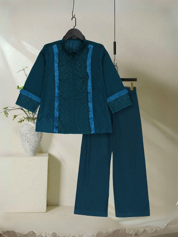 Girls Summer 2Pcs Embroidered Suit VG150-C