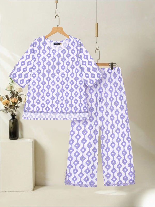 Girls Summer 2Pcs Embroidered Suit VG172-A