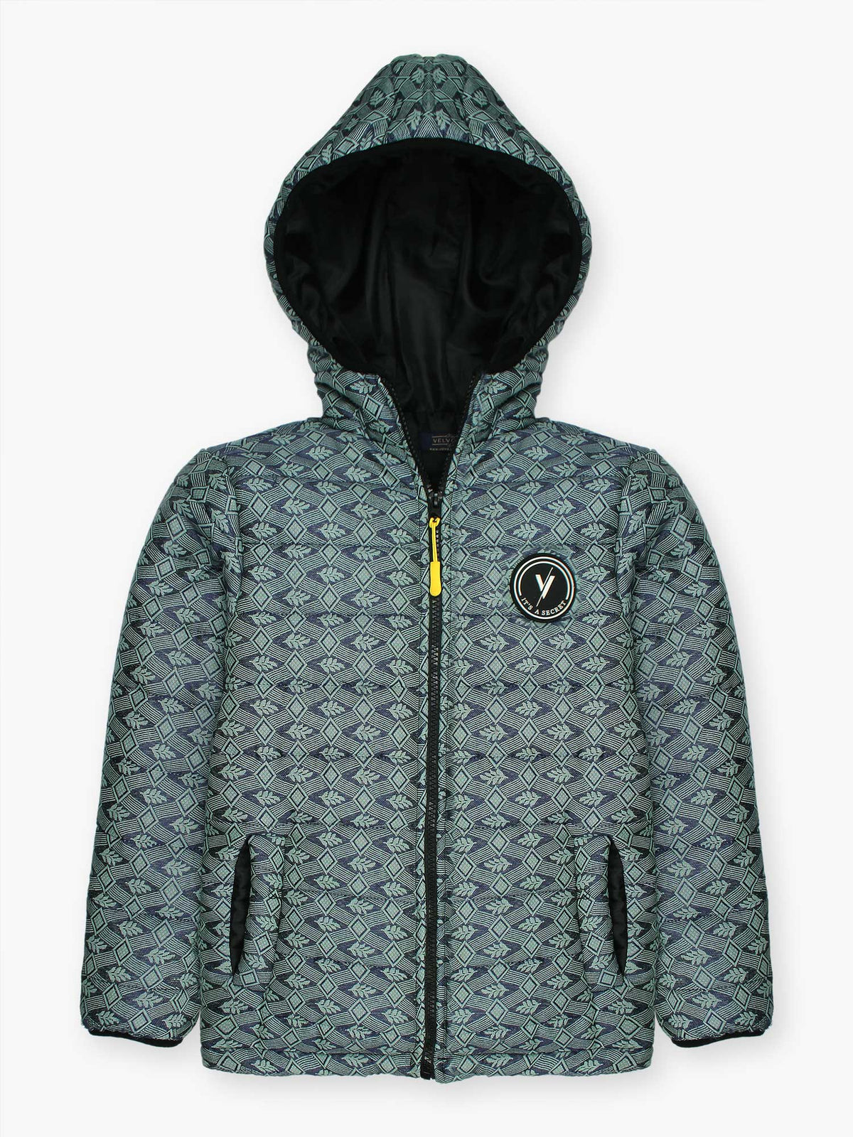 Full Sleeves Hooded Puffer Jacket Boys & Girls VJ52-D