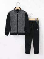 Mock Neck Tracksuit For Boys & Girls #VWT33-B