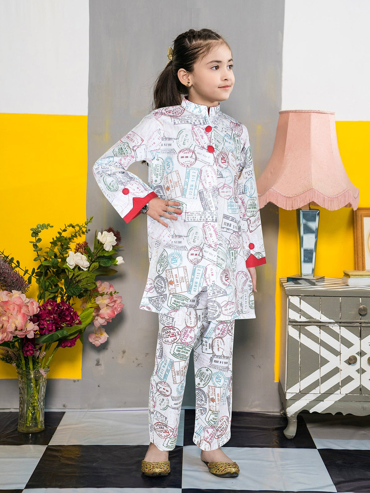 Girls Summer 2Pcs Suit VG82-B