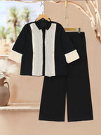 Girls Summer 2Pcs Embroidered Suit VG150-B