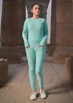 WOMEN'S Blue TRENDY TRACKSUIT