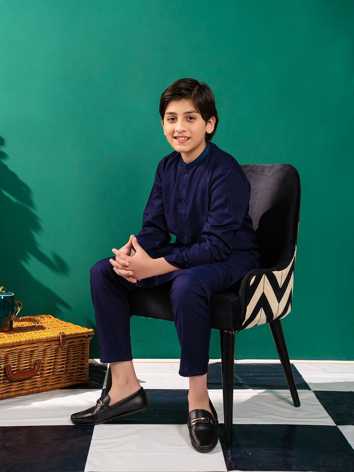 Boys Kurta Trouser Suit 2Pc VB172-E