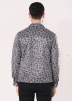GRAY LEOPARD JACKET-FT