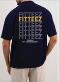 ALL-COTTON CREW TEE-NAVY