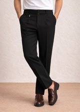 THE RYZE GURKHA PANT-BLACK