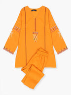 Girls Summer 2Pcs Embroidered Suit VG106-A