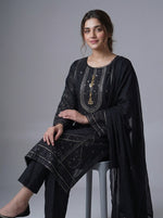 PC-601 Embroidered Stitched 3PC Suit