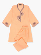 Girls Summer 2Pcs Embroidered Suit VG131-A