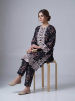 PC-650 Printed Embroidered Stitched Suit 3PC