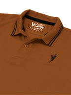 Tipping Collar Plain Polo Shirt VP11-F