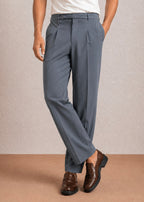 THE MANACO GURKHA PANT-CHARCOAL