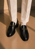 0096 LUXURIOUS BLACK CLASSIC SHOES-FT