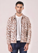 TAN LEOPARD JACKET-FT