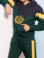 Hooded Tracksuit For Boys & Girls, Fleece #VWT37
