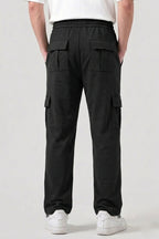 6 Pocket Loose Trouser - Black