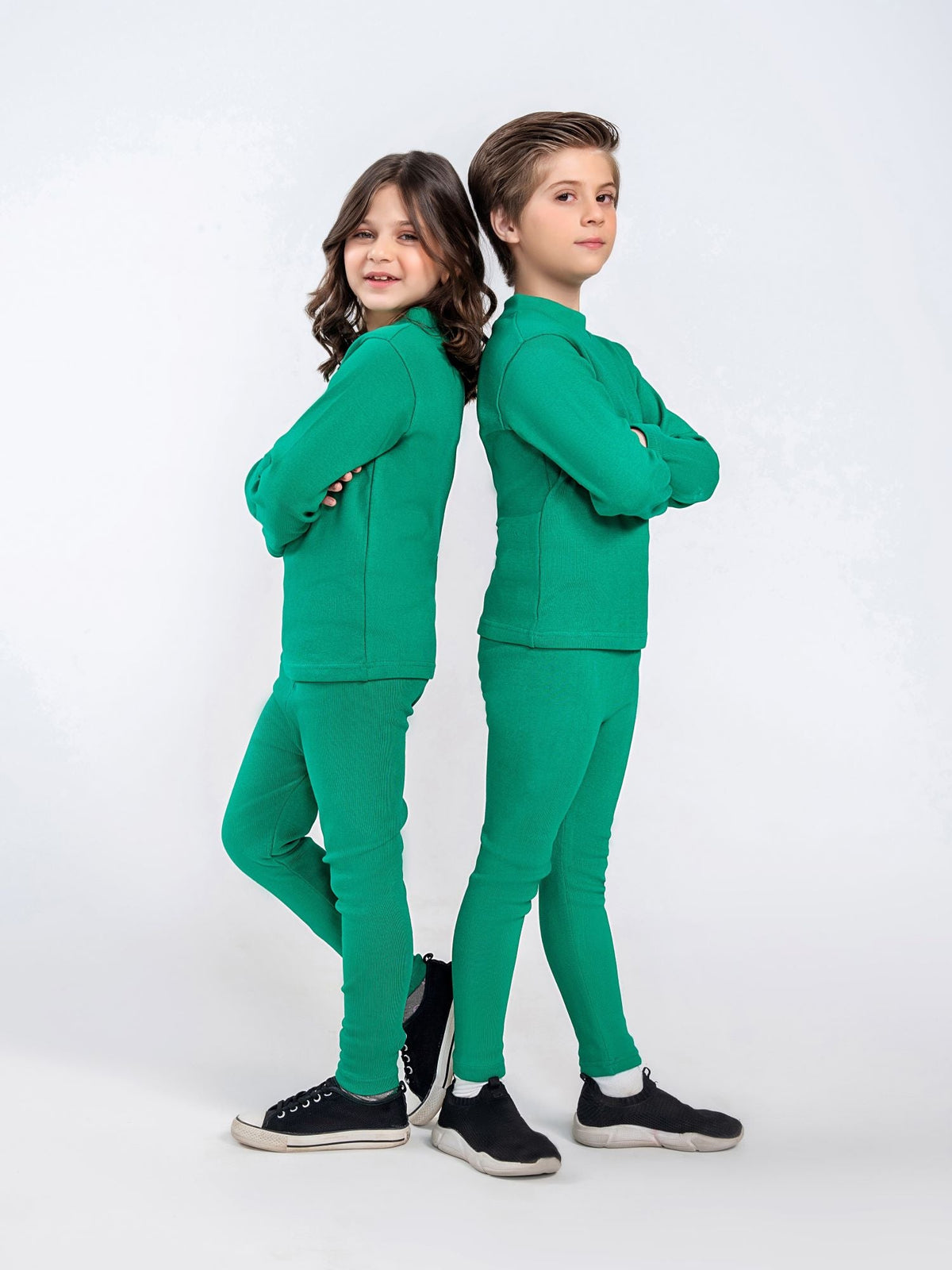 Power stretch ribbed inner suit For Boys & Girls #VIS07-2