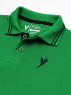 Tipping Collar Plain Polo Shirt VP11-J