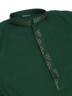 Boys Kurta Trouser Suit Set ART #VB142-B Green