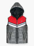 Sleeveless Hooded Puffer For Boys & Girls VJ57-A