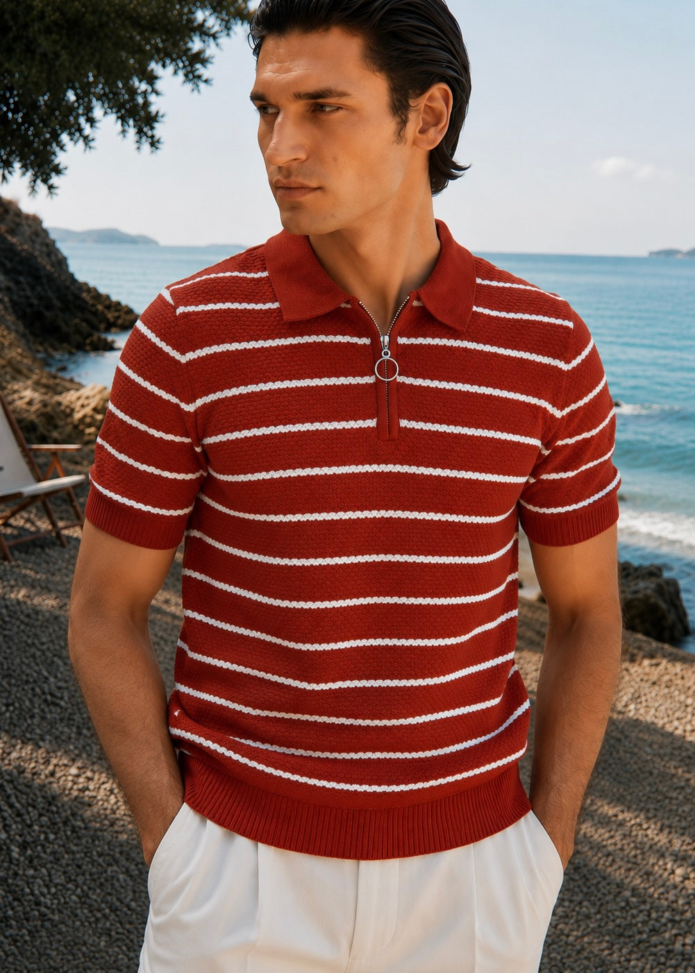 THE ORVELLO-LINE POLO-NEON-BROWN