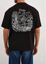 THE VOLTAGE-NIGHT TEE-BLACK