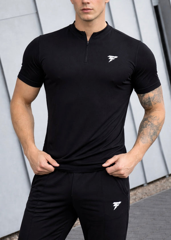 THE STORM-FLEX POLO-BLACK
