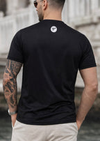 THE STRETCH-PRO TEE-BLACK