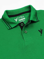 Tipping Collar Plain Polo Shirt VP11-J