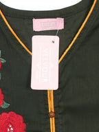 Girls Summer 2Pcs Embroidered Suit VG76-C