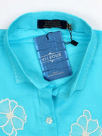 Girls Summer 2Pcs Embroidered Suit VG178-B