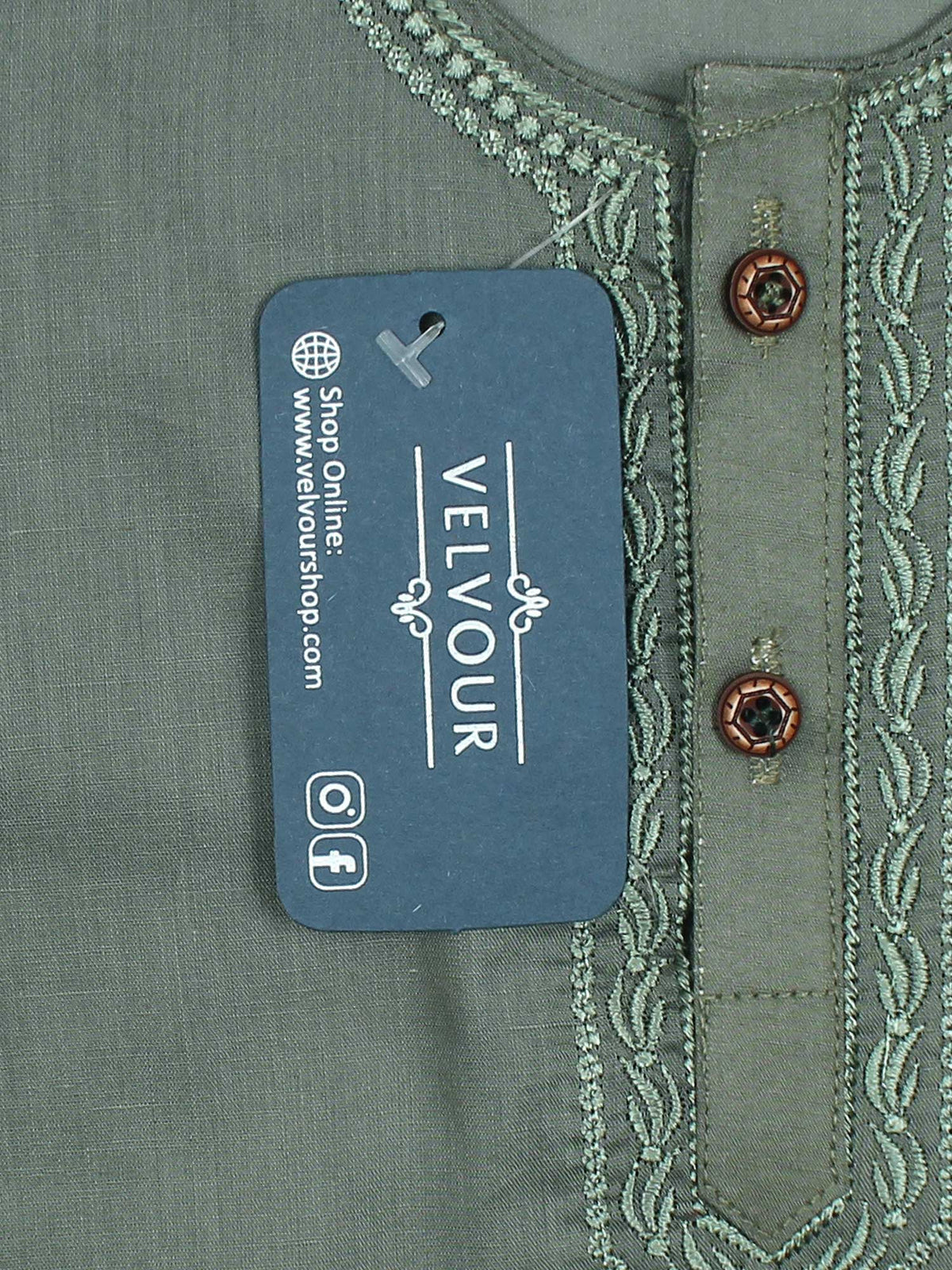 Round Neck Kurta Pajama VK011