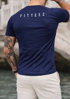 THE LYCRA TEE-BLUE