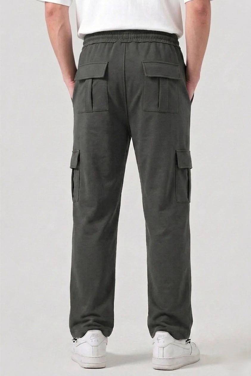 6 Pocket Loose Trouser - Charcoal