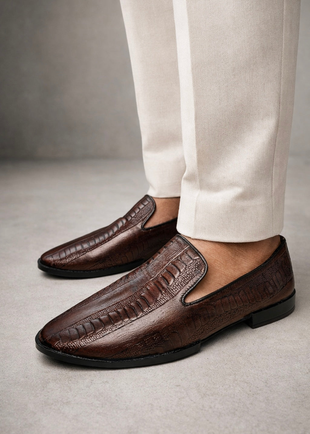 0062 Prime Croco Loafers P8-FT