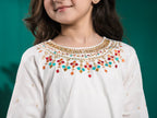 Girls Summer 2Pcs Embroidered Suit VG63-A