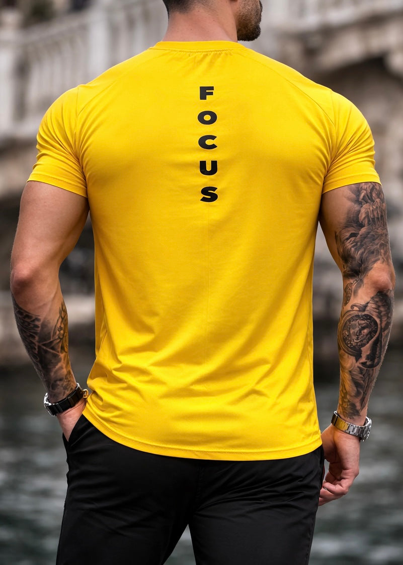 THE LYCRA SHIRT-YELLOW