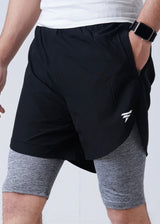 THE MICRO-STRETCH SHORT-BLACK