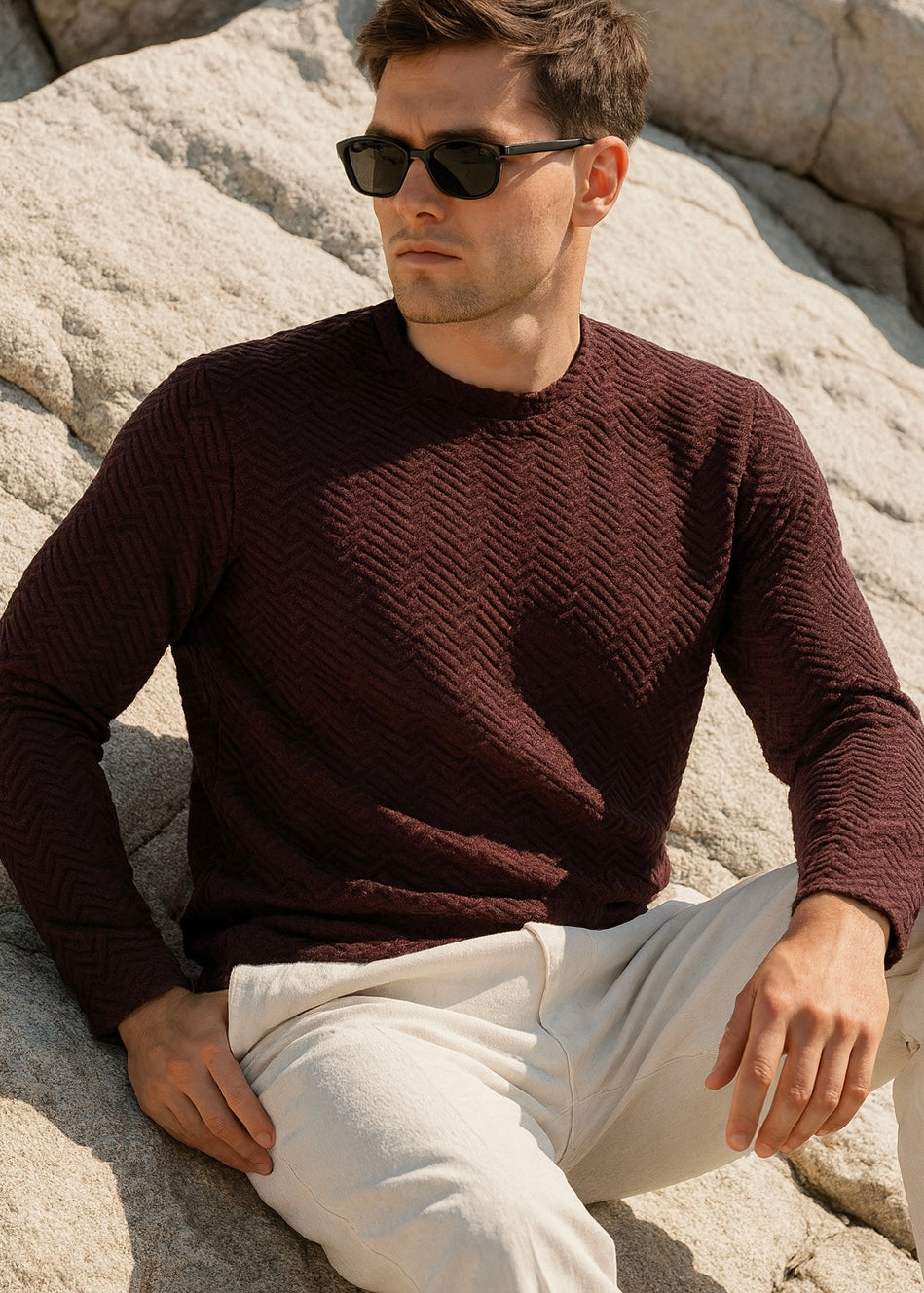 EMBOSSED BREEZE SHIRT-FT