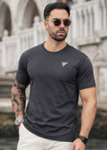 FITTEEZ LYCRA TEE-GRAY