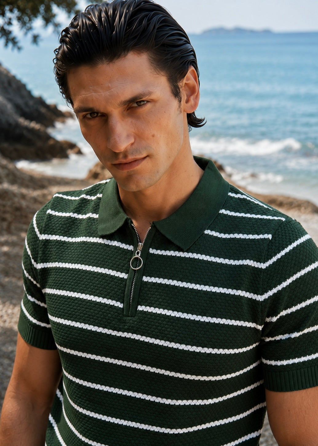 THE ORVELLO-LINE POLO-GREEN