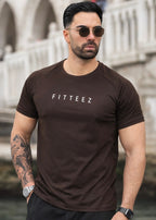 FITTEEZ LYCRA TEE-OLIVE GREEN