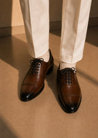 0082 Luxury Leather Dress Shoes-BROWN