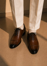 0082 Luxury Leather Dress Shoes-BROWN