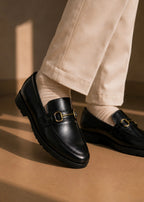 0096 LUXURIOUS BLACK CLASSIC SHOES-FT